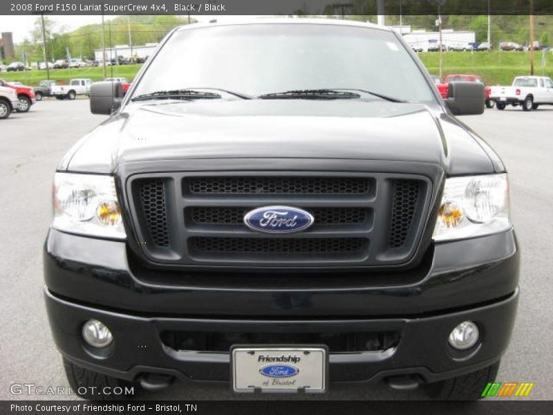 Black / Black 2008 Ford F150 Lariat SuperCrew 4x4