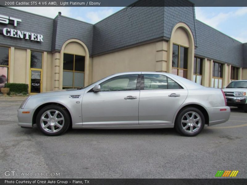 Light Platinum / Ebony 2008 Cadillac STS 4 V6 AWD