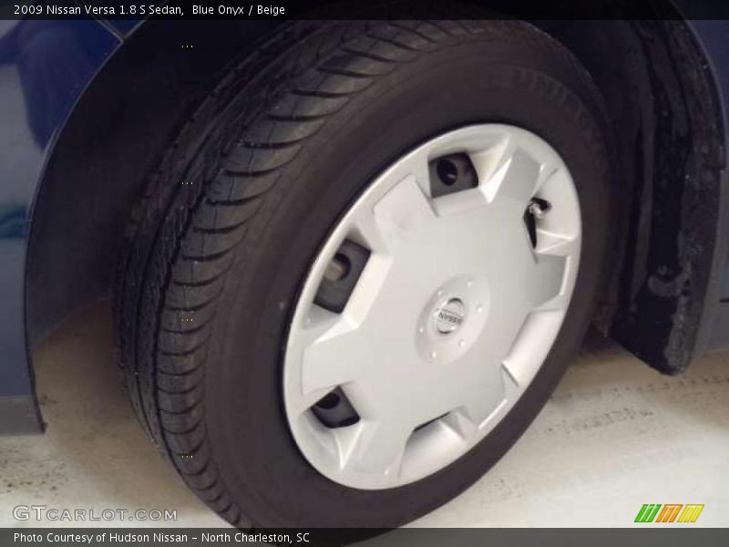 Blue Onyx / Beige 2009 Nissan Versa 1.8 S Sedan