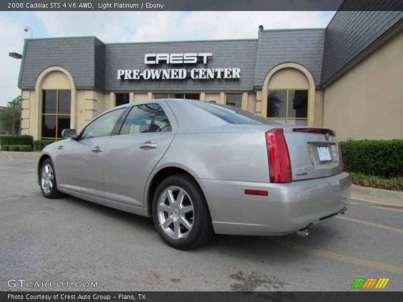 Light Platinum / Ebony 2008 Cadillac STS 4 V6 AWD