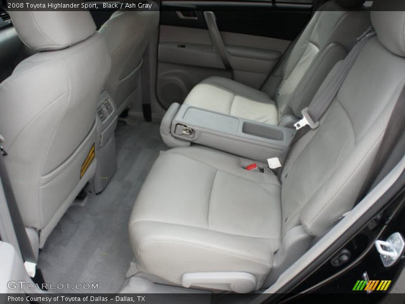Black / Ash Gray 2008 Toyota Highlander Sport