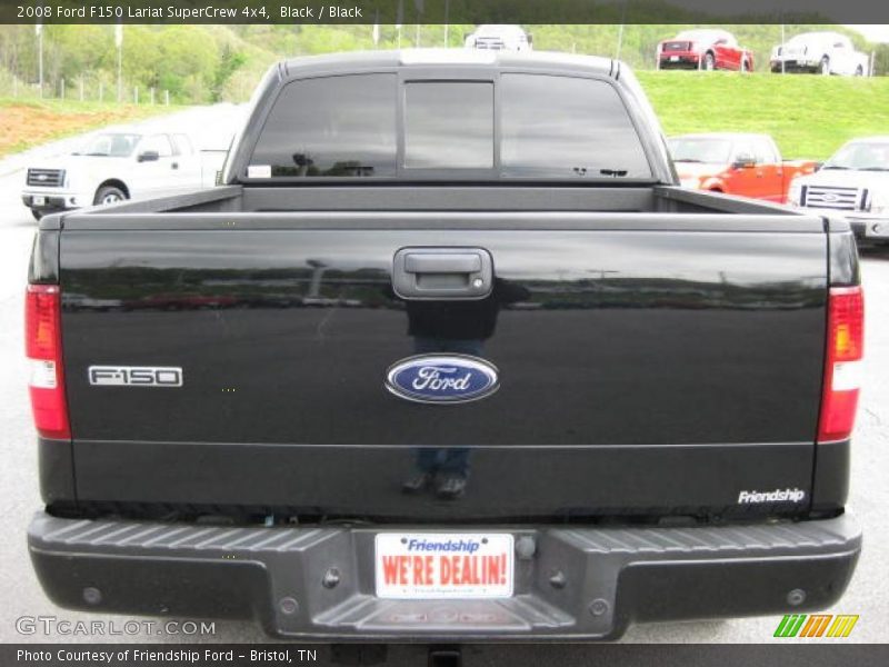 Black / Black 2008 Ford F150 Lariat SuperCrew 4x4