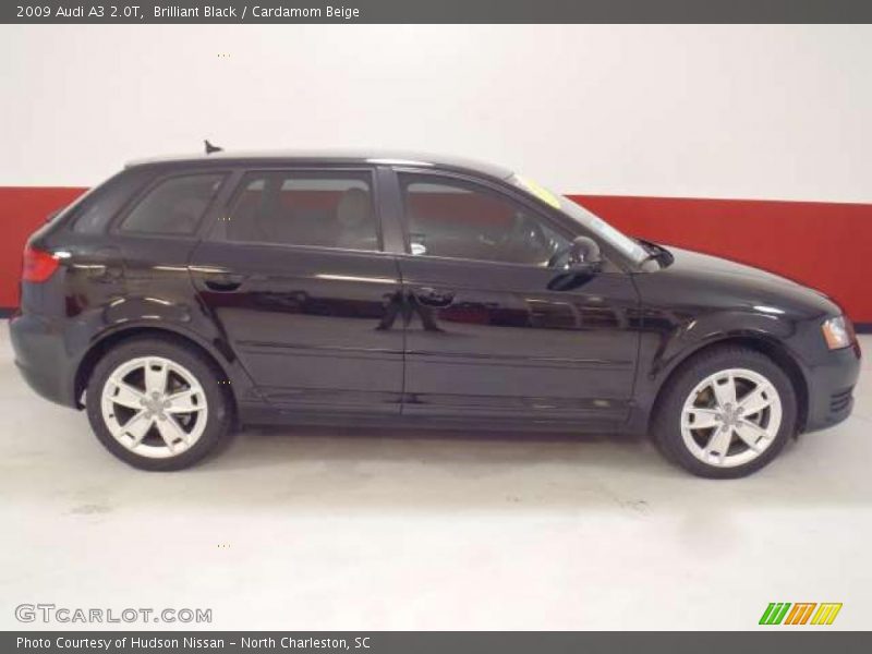 Brilliant Black / Cardamom Beige 2009 Audi A3 2.0T