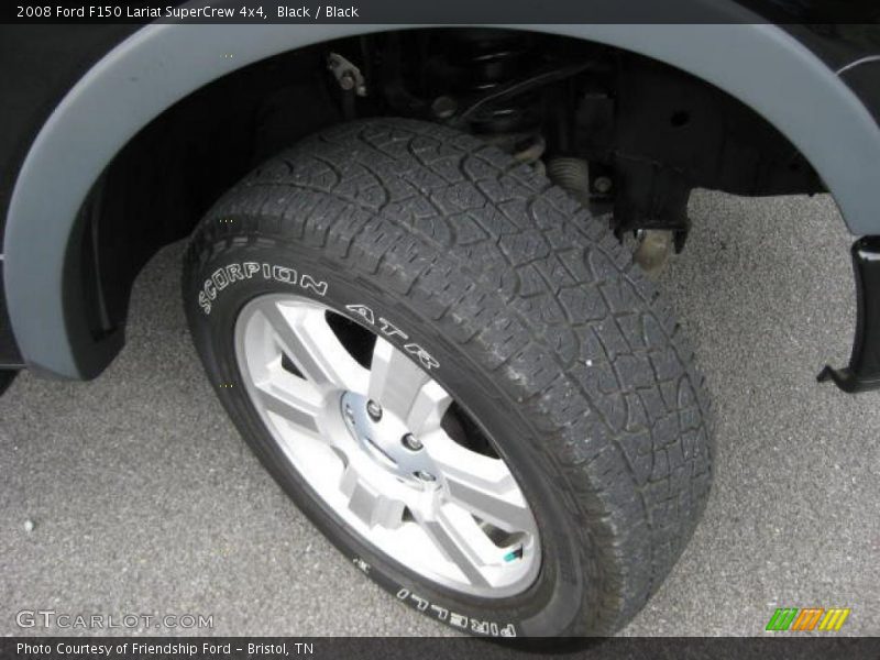 Black / Black 2008 Ford F150 Lariat SuperCrew 4x4