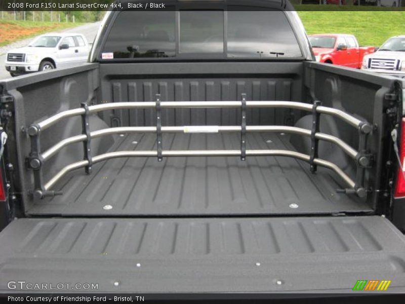 Black / Black 2008 Ford F150 Lariat SuperCrew 4x4