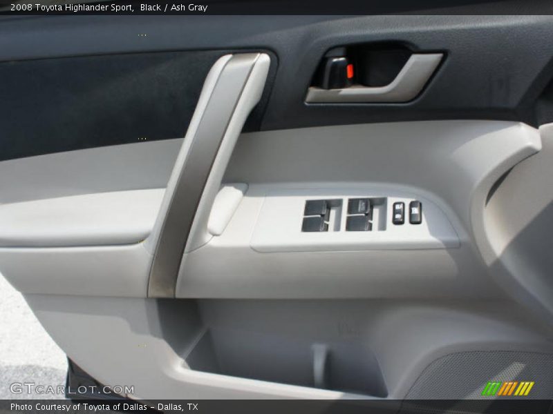 Black / Ash Gray 2008 Toyota Highlander Sport