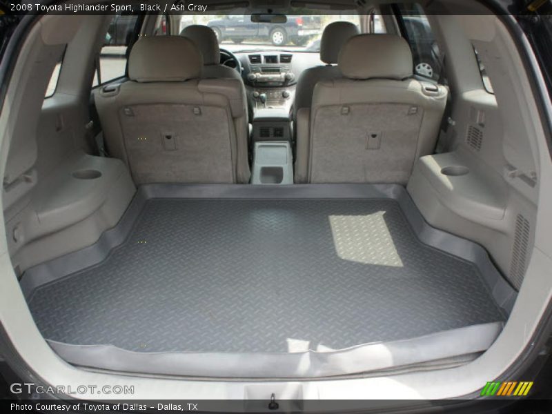 Black / Ash Gray 2008 Toyota Highlander Sport