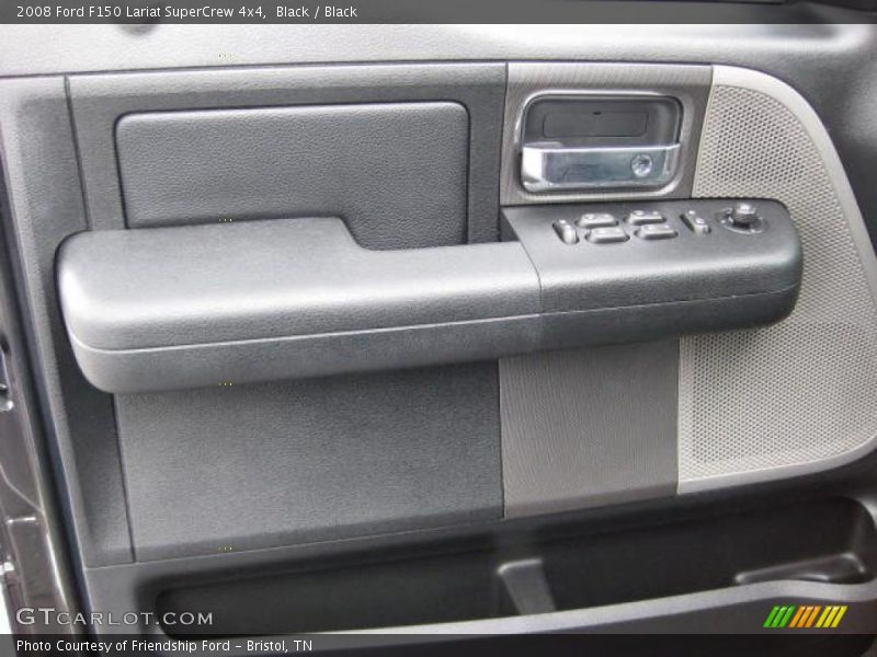 Black / Black 2008 Ford F150 Lariat SuperCrew 4x4