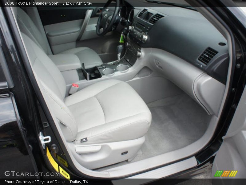 Black / Ash Gray 2008 Toyota Highlander Sport