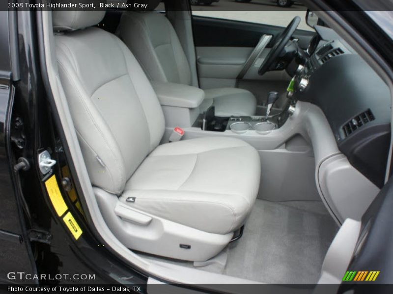 Black / Ash Gray 2008 Toyota Highlander Sport