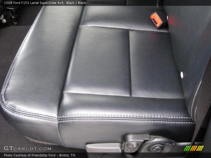 Black / Black 2008 Ford F150 Lariat SuperCrew 4x4