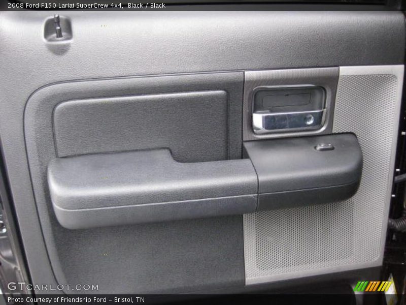 Black / Black 2008 Ford F150 Lariat SuperCrew 4x4