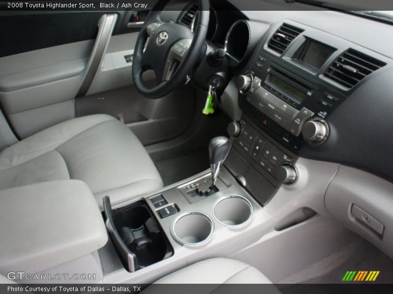 Black / Ash Gray 2008 Toyota Highlander Sport