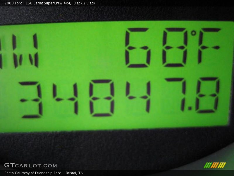 Black / Black 2008 Ford F150 Lariat SuperCrew 4x4