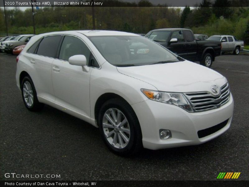 Blizzard White Pearl / Ivory 2010 Toyota Venza AWD