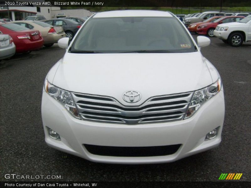 Blizzard White Pearl / Ivory 2010 Toyota Venza AWD