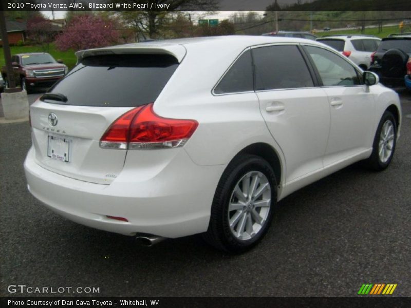 Blizzard White Pearl / Ivory 2010 Toyota Venza AWD