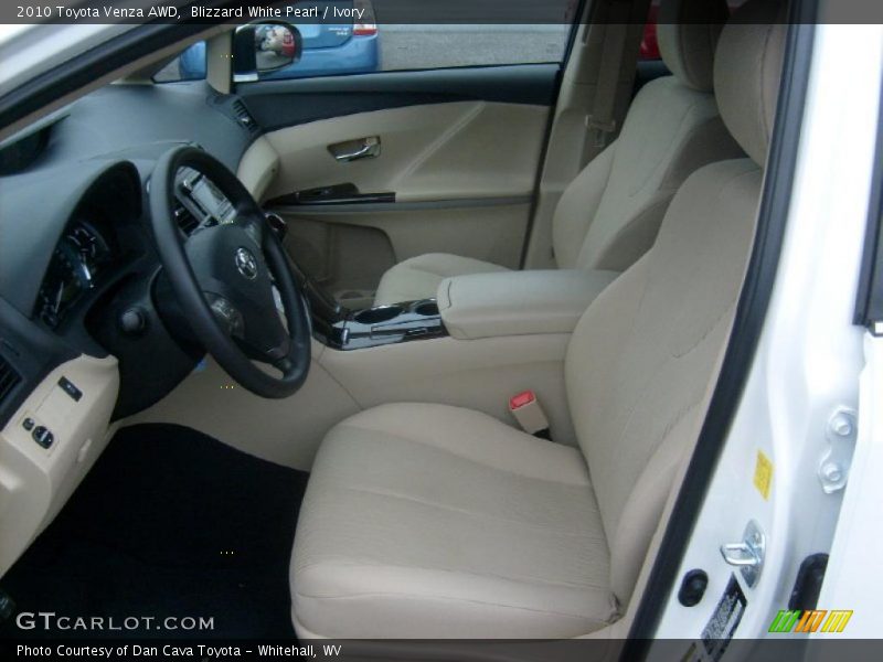 Blizzard White Pearl / Ivory 2010 Toyota Venza AWD