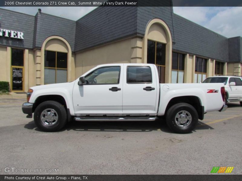 Summit White / Very Dark Pewter 2006 Chevrolet Colorado Z71 Crew Cab