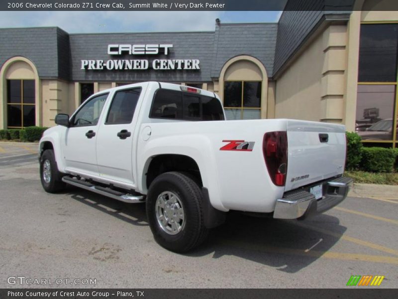 Summit White / Very Dark Pewter 2006 Chevrolet Colorado Z71 Crew Cab