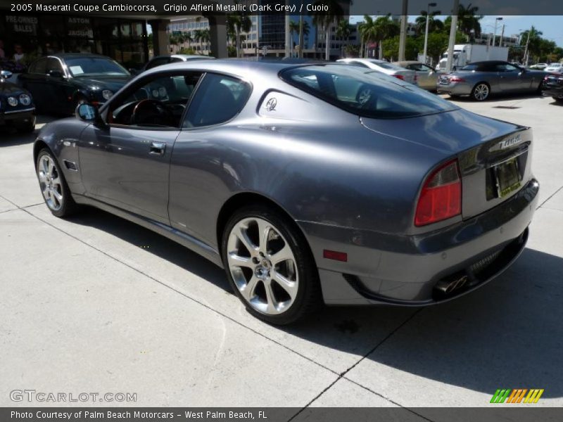 Grigio Alfieri Metallic (Dark Grey) / Cuoio 2005 Maserati Coupe Cambiocorsa