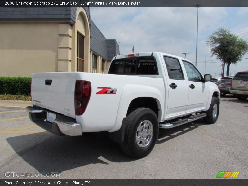 Summit White / Very Dark Pewter 2006 Chevrolet Colorado Z71 Crew Cab