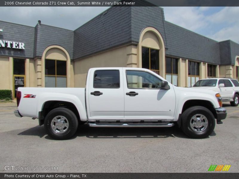 Summit White / Very Dark Pewter 2006 Chevrolet Colorado Z71 Crew Cab