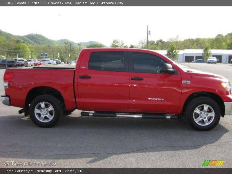 Radiant Red / Graphite Gray 2007 Toyota Tundra SR5 CrewMax 4x4