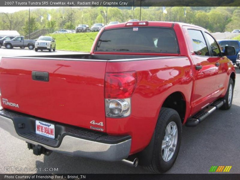 Radiant Red / Graphite Gray 2007 Toyota Tundra SR5 CrewMax 4x4