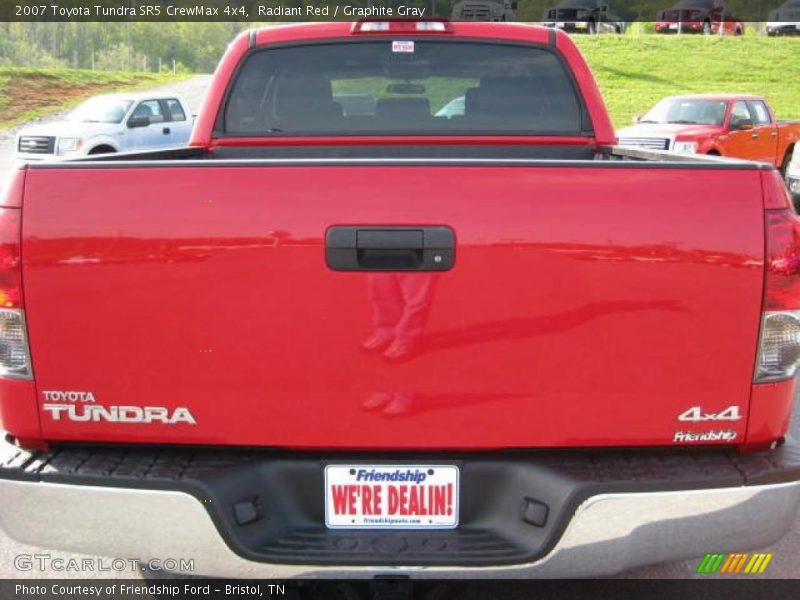 Radiant Red / Graphite Gray 2007 Toyota Tundra SR5 CrewMax 4x4