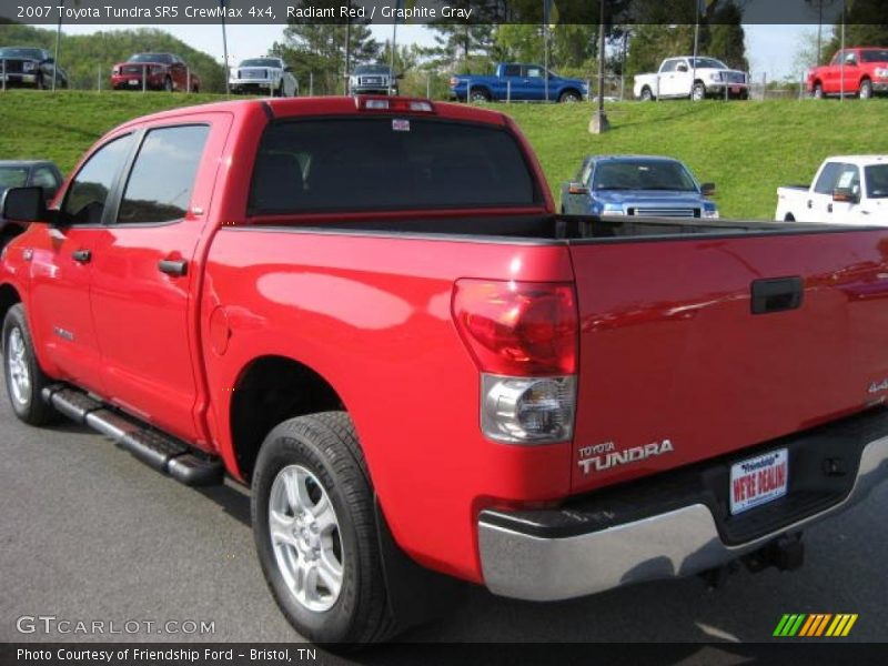 Radiant Red / Graphite Gray 2007 Toyota Tundra SR5 CrewMax 4x4