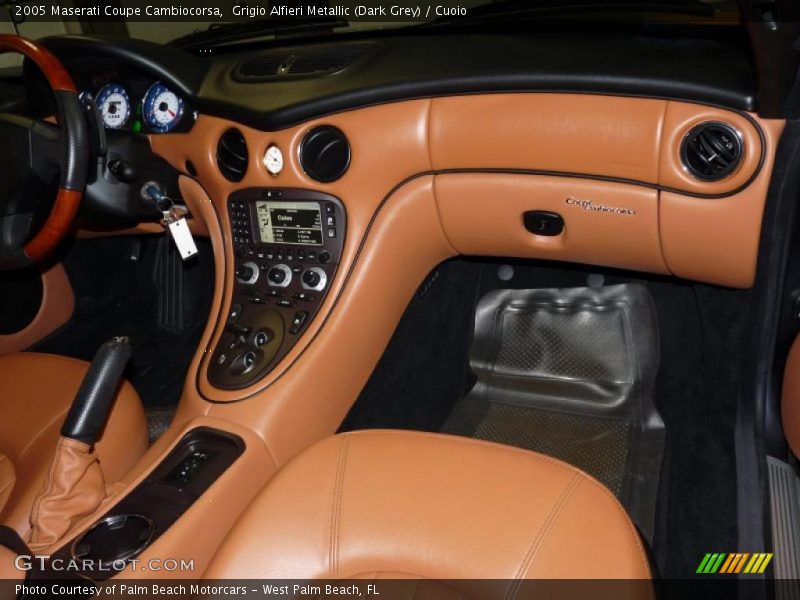 Grigio Alfieri Metallic (Dark Grey) / Cuoio 2005 Maserati Coupe Cambiocorsa