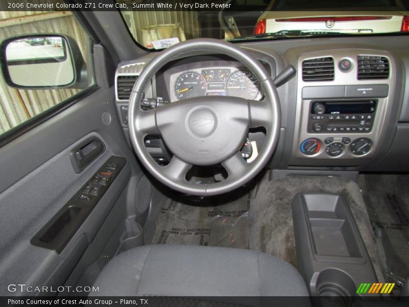 Summit White / Very Dark Pewter 2006 Chevrolet Colorado Z71 Crew Cab