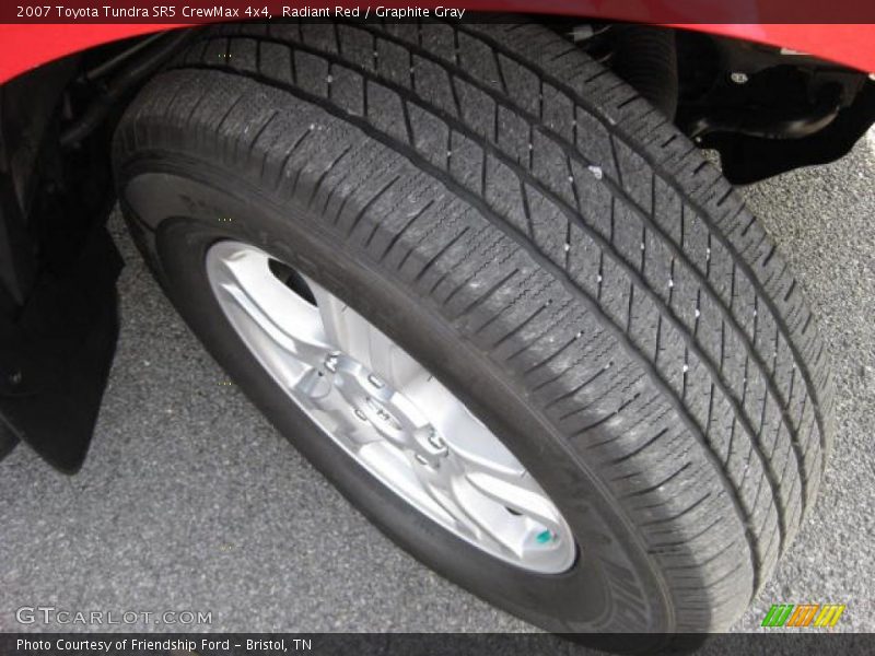 Radiant Red / Graphite Gray 2007 Toyota Tundra SR5 CrewMax 4x4