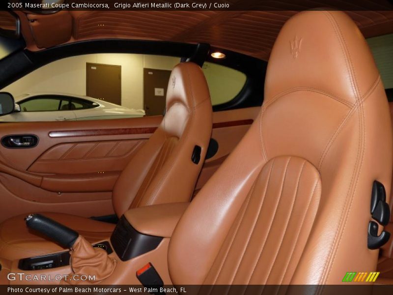 Grigio Alfieri Metallic (Dark Grey) / Cuoio 2005 Maserati Coupe Cambiocorsa