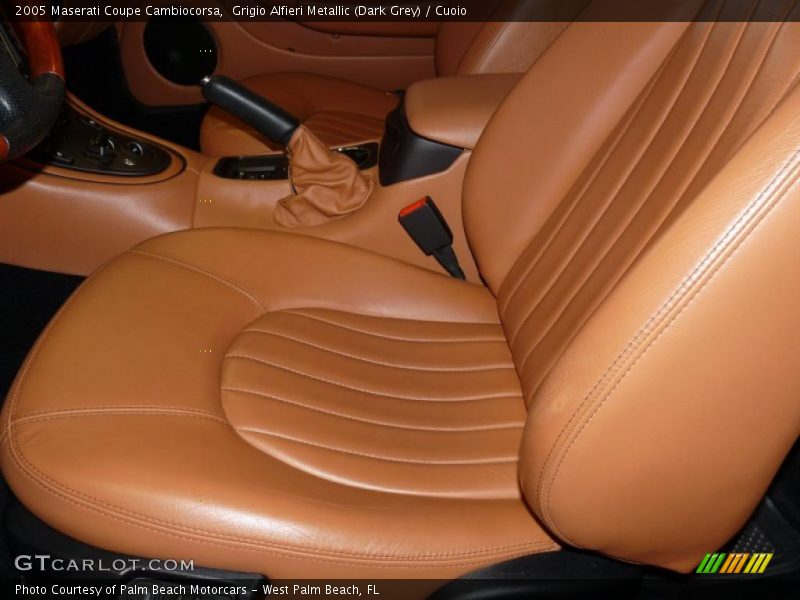 Grigio Alfieri Metallic (Dark Grey) / Cuoio 2005 Maserati Coupe Cambiocorsa