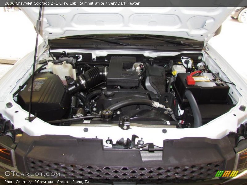 Summit White / Very Dark Pewter 2006 Chevrolet Colorado Z71 Crew Cab
