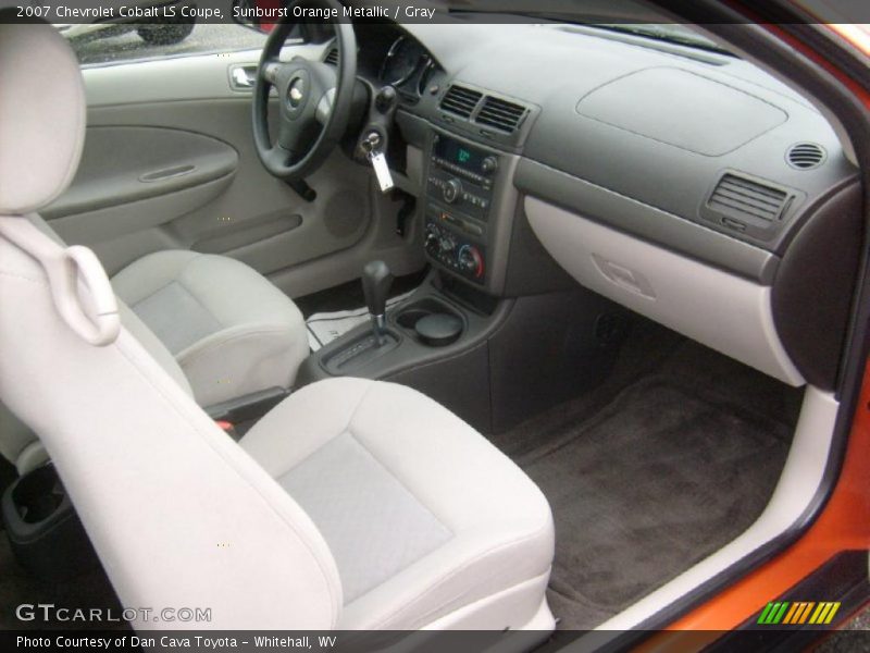 Sunburst Orange Metallic / Gray 2007 Chevrolet Cobalt LS Coupe