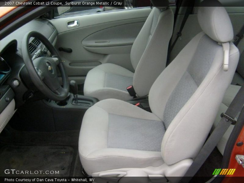 Sunburst Orange Metallic / Gray 2007 Chevrolet Cobalt LS Coupe