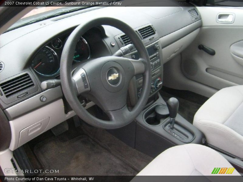 Sunburst Orange Metallic / Gray 2007 Chevrolet Cobalt LS Coupe