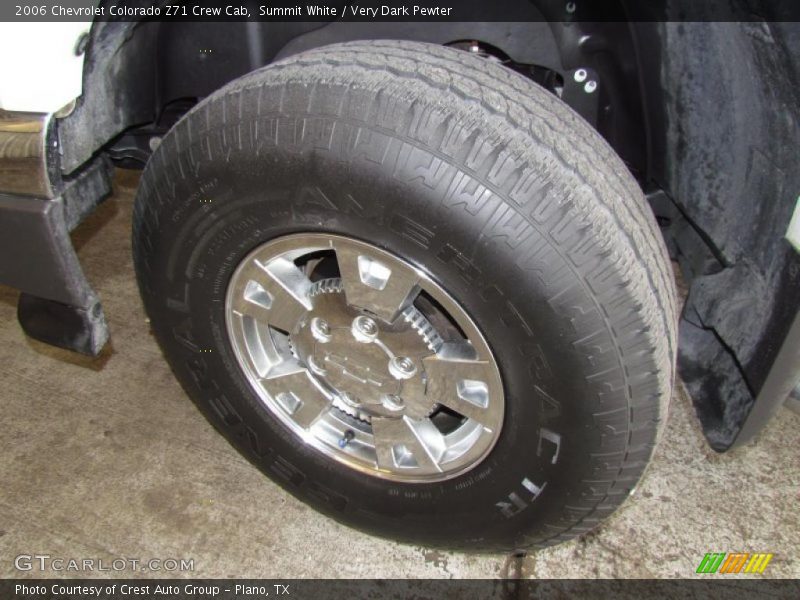 Summit White / Very Dark Pewter 2006 Chevrolet Colorado Z71 Crew Cab