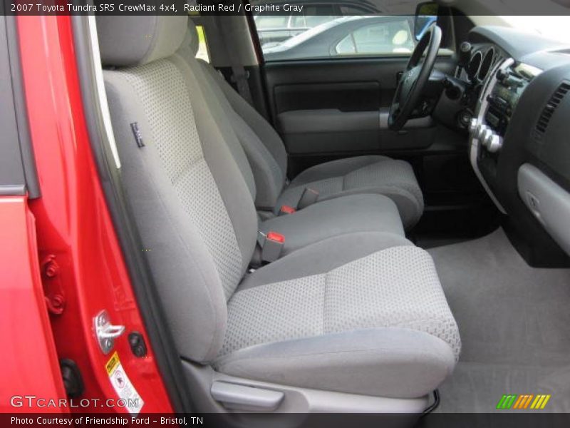 Radiant Red / Graphite Gray 2007 Toyota Tundra SR5 CrewMax 4x4