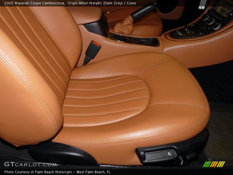 Grigio Alfieri Metallic (Dark Grey) / Cuoio 2005 Maserati Coupe Cambiocorsa