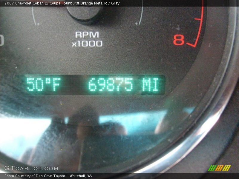Sunburst Orange Metallic / Gray 2007 Chevrolet Cobalt LS Coupe