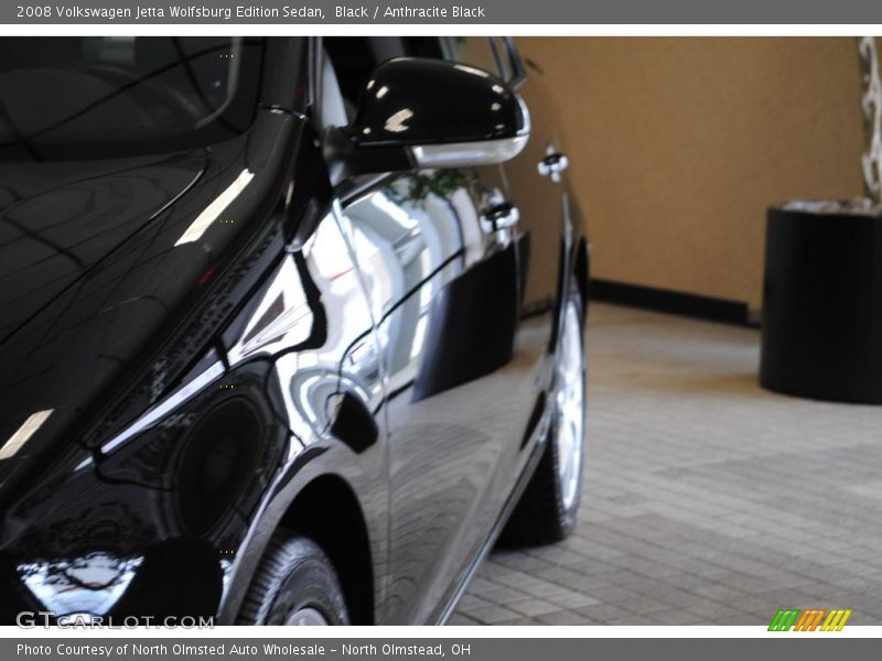 Black / Anthracite Black 2008 Volkswagen Jetta Wolfsburg Edition Sedan