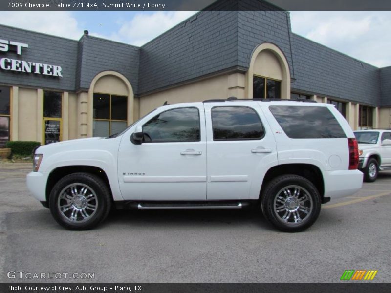 Summit White / Ebony 2009 Chevrolet Tahoe Z71 4x4
