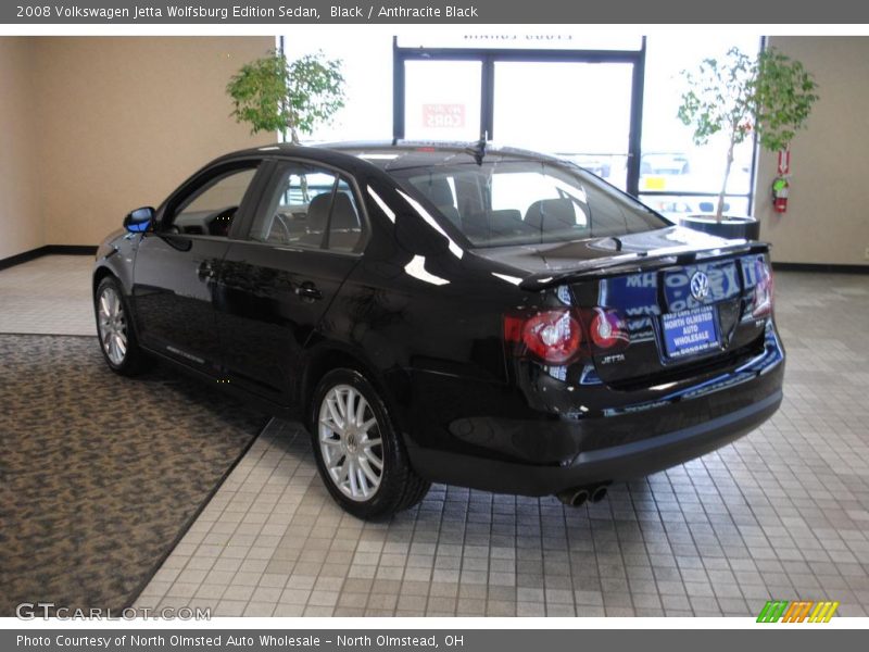Black / Anthracite Black 2008 Volkswagen Jetta Wolfsburg Edition Sedan