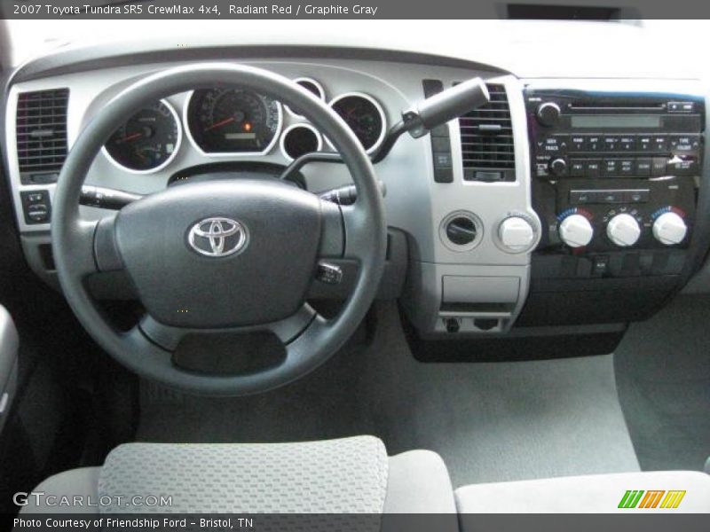 Radiant Red / Graphite Gray 2007 Toyota Tundra SR5 CrewMax 4x4