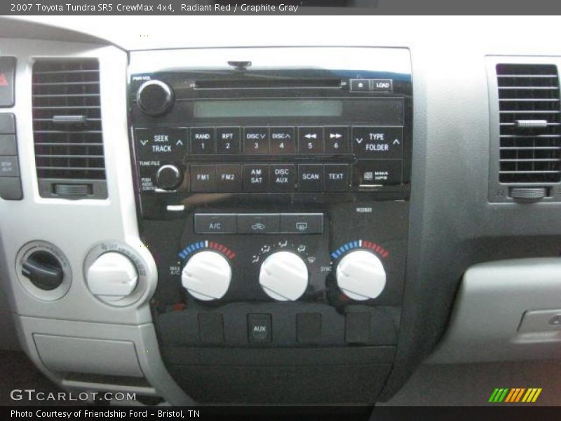 Radiant Red / Graphite Gray 2007 Toyota Tundra SR5 CrewMax 4x4