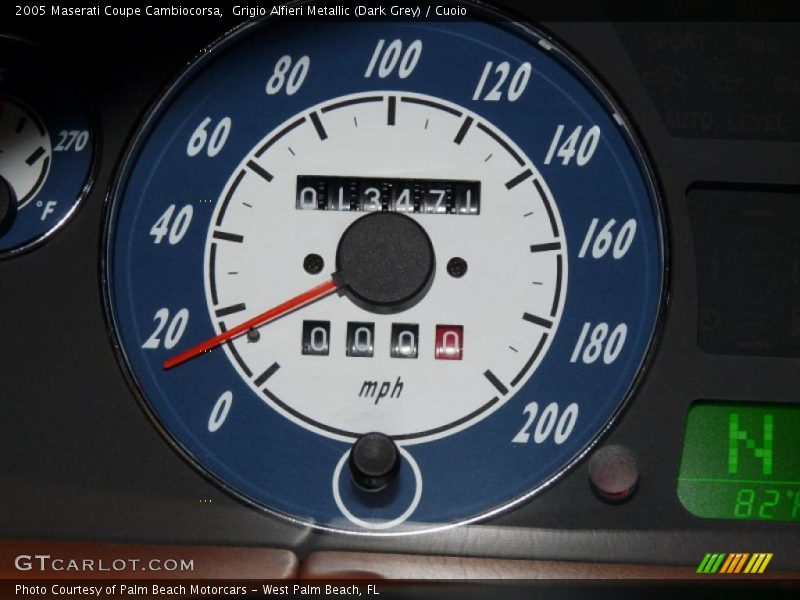 Grigio Alfieri Metallic (Dark Grey) / Cuoio 2005 Maserati Coupe Cambiocorsa
